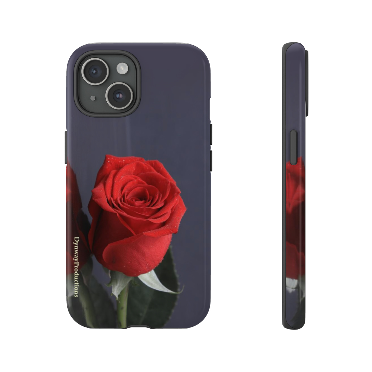 Personalized Apple iPhone, Samsung Galaxy, and Google Pixel premium-quality Tough Phone Case | Protective and Durable | Lovely Rose Flower