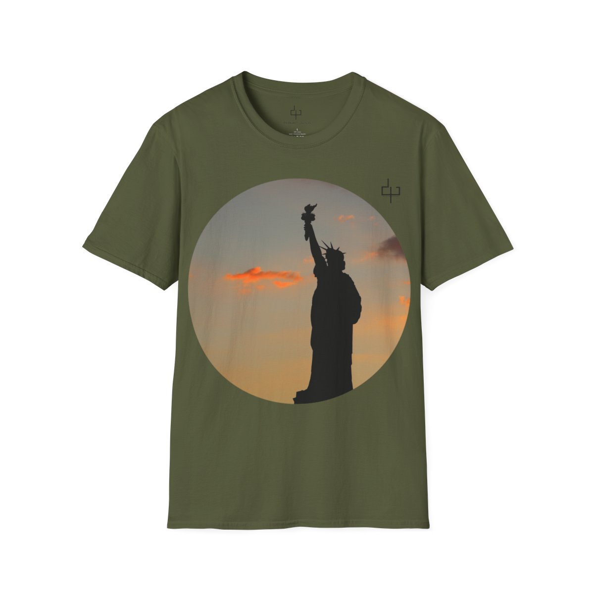 Unisex Softstyle T-Shirt | Liberty Statute | Freedom | USA | For Men , Women | Perfect for Gift